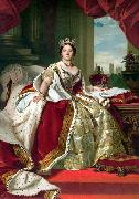 Franz Xaver Winterhalter Portrait of Queen Victoria Spain oil painting artist